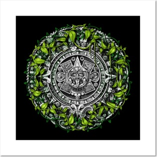 Aztec Calendar Posters and Art